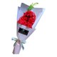 thumbnail image 1 of Ramo de claveles artificiales de 3/5 cabezas, envuelto en papel, con aroma a flores artificiales para el Día de la Madre o cumpleaños., 1 of 8
