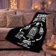 thumbnail image 6 of Accountant Daily Cycle Humor Infographic Calculator Coffee Money, Festive Holiday Scene, Warm Flannel Blanket for Living Room and Reading Nook, Art Lovers Christmas Gift, Festive Home Decor, 6 of 9