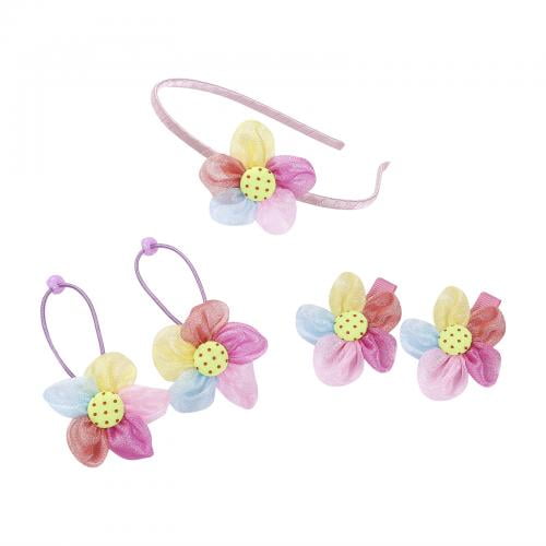 Chollius Baby Girl Hair Accessories Set Princess Five Petal Flower Tool Walmart Com