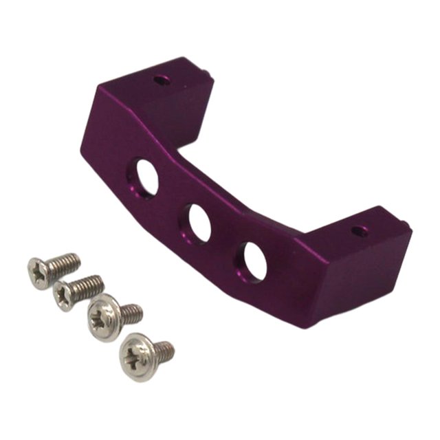 Montaje del servo de dirección RC Soporte De Montaje De Servo De Dirección RC Para WLtoys 144001 RC Model Car Part Purple Púrpura MagiDeal Montaje del servo de dirección RC