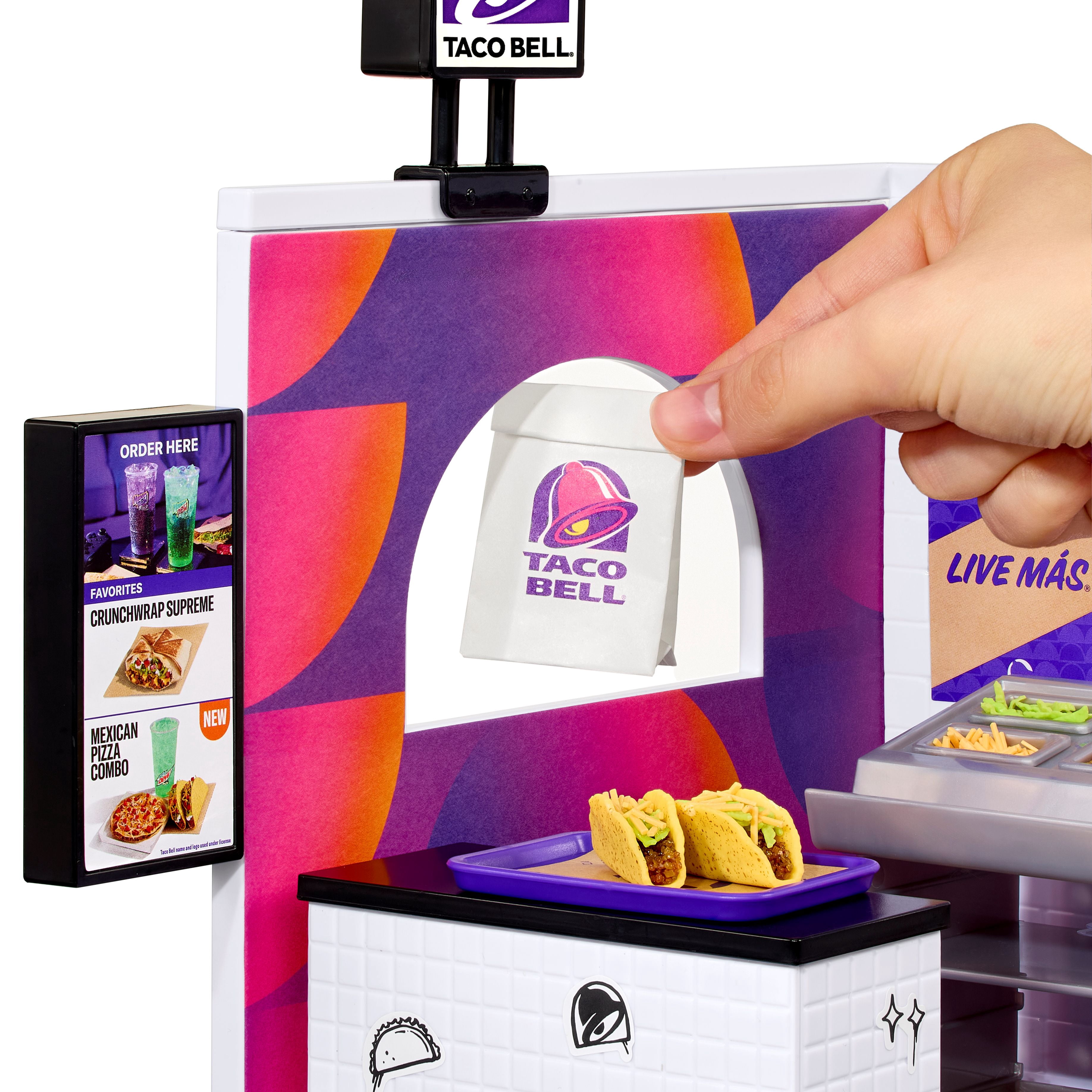 MGA's Miniverse Make It Mini Taco Bell Restaurant DIY Toy Set for Ages 8+