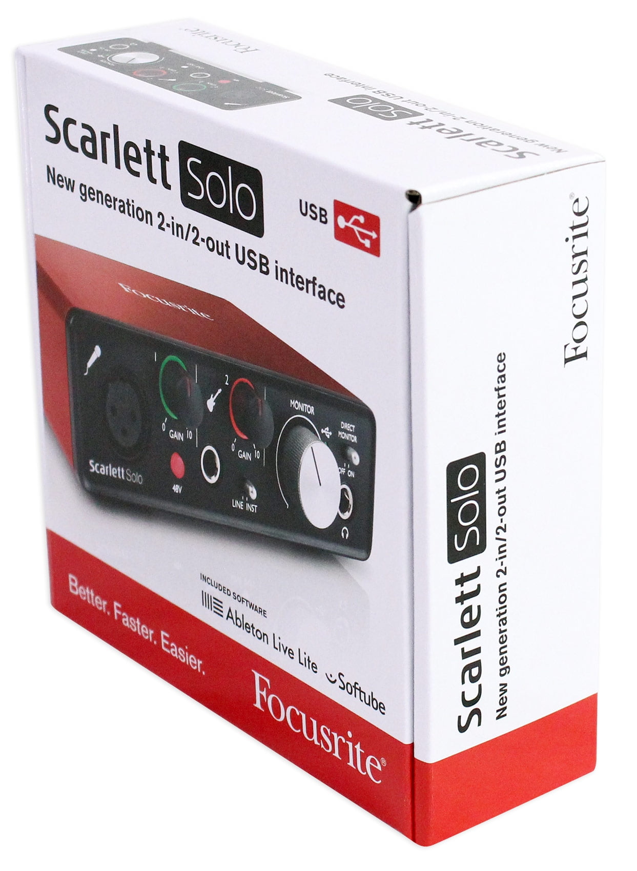 Focusrite SCARLETT SOLO 2nd GEN USB 2.0 Audio Interface+Phantom