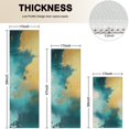 thumbnail image 4 of Teal Marble Gold Abstract Pattern Kitchen Rugs Sets Of 3,Kitchen Runner Rugs Non Skid Washable,Decorative Kitchen Floor Mats for Kitchen,Sink,Laundry,17"x30"+ 17"x47" + 17"x59", 4 of 6