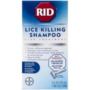 RID Lice Killing Shampoo, Includes 1 Nit Comb and 1 Bottle, 2 Oz