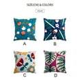 thumbnail image 5 of AAOMASSR Floral Cushion Cover 45x45cm Embroidery Cushion Cover Soft Cozy Home Decoration for Living Room Kids Room Color block, 5 of 5