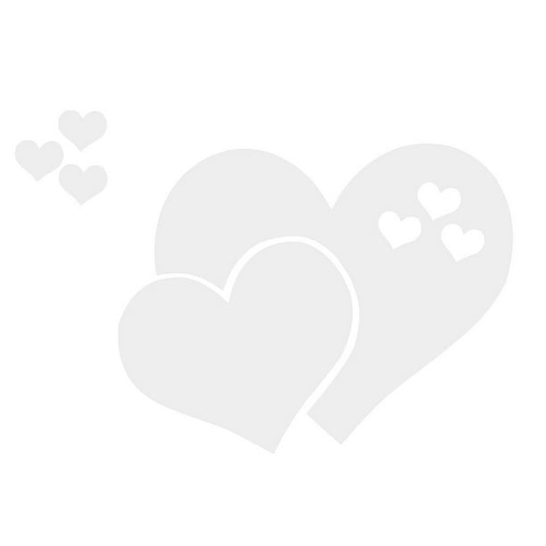 Pegatinas en forma de corazón 3D de pared acrílica, pegatinas de espejo de arte para decoración del hogar DIY Likrtyny Para estrenar