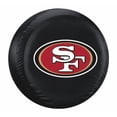 thumbnail image 1 of San Francisco 49ers Black Tire Cover, 1 of 1