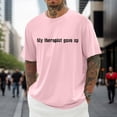 thumbnail image 3 of Funny T Shirts for Men Cozy Breathable Round Neck Streetwear Tees Casual Shirt Summer Classic Basic Lightweight Fashion Tees, 3 of 5
