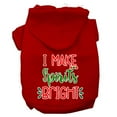 thumbnail image 6 of Christmas Pet Dog  Cat Hoodie Screen Printed, "I Make Spirits Bright", 6 of 11