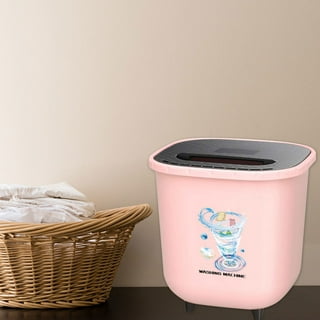 Mini Washing Machine Foldable Bucket Type Laundry Clothes Washer Cleaner  Travel 