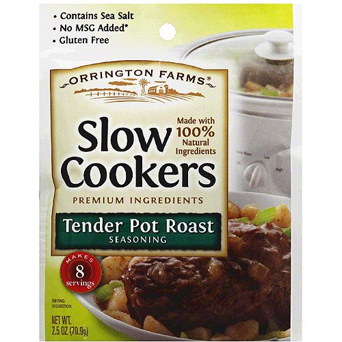 Orrington Farms Slow Cookers Tender Pot Roast Seasoning Mix, 2.5 oz ...