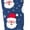 Blue, variant on Maternity Pajamas – Comfy Loungewear for Summer Women's Christmas Santa Print Button Pocket Long Sleeve Trousers Home Pajama Set