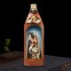 thumbnail image 5 of Estantería de escritorio con forma de capa, estilo escena religiosa, para el hogar, jardín, estudio, decoración. Nació: escena religiosa, estantería de capa, base de madera, diseño plegable,, 5 of 8