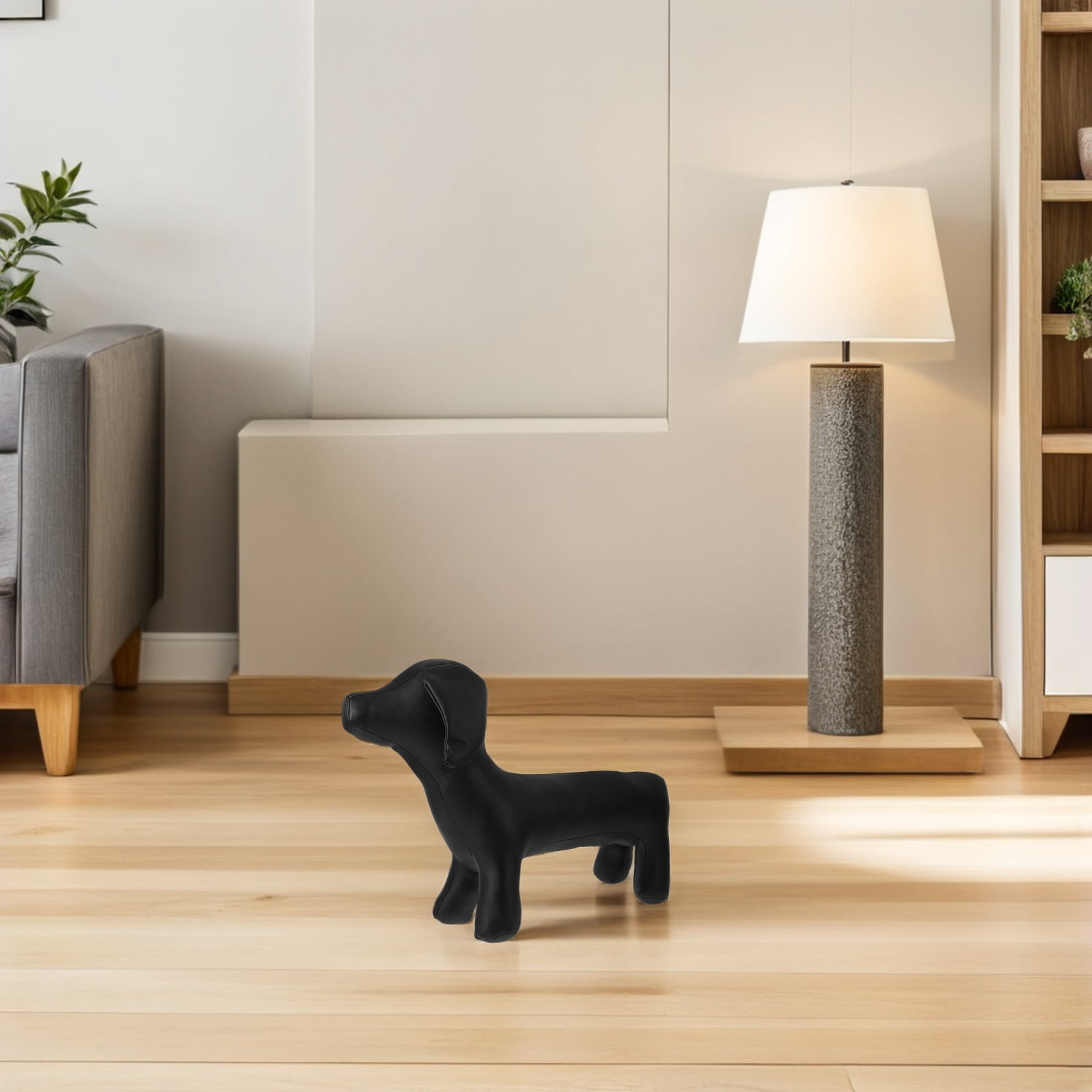 BESTYASH Realistic Pose Dog Mannequin Stand for Pet Clothing Display with Stable Base