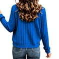 thumbnail image 4 of Sheghy Women Spring Light Zip Jacket Solid Long Sleeve Pocket Casual Daily Coat Zip-Up Blue M, 4 of 9