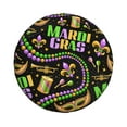 thumbnail image 2 of Junzan Mardi Gras3 Tire Cover Wheel Protector For Truck Suv Trailer Camping Rv Tire Covers-17 Inch, 2 of 9