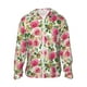 thumbnail image 1 of Balery Rose Flowers Sudadera ligera de manga larga con capucha y protección solar UPF 50+ para hombre y mujer, ideal para pesca y running-Large, 1 of 7