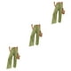 thumbnail image 5 of Pantalones Sonducket Verano Primavera Bolsillos Largo Suelto Casual Pierna ancha Cintura alta Vintage Amarillo Verde S, 5 of 6