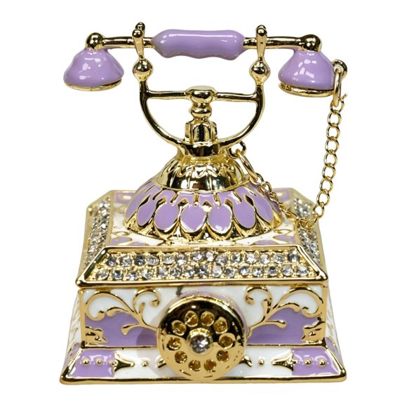 Caja de joyería de gran capacidad, regalos, figura multifuncional para anillos, hija Púrpura