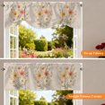 thumbnail image 5 of Farmhouse Daisy Tie Up Valance Curtains for Windows, Kitchen Curtains Window Treatments, Country Vintage Retro Floral Blossom Short Window Shades Valances for Bedroom Bathroom Cafe 42"x18", 5 of 8