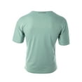 thumbnail image 7 of FANNYC Mens Top V-neck Button Cotton Short Sleeve Soft Elastic Casual Short Sleeve Homewear, 7 of 7