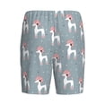 thumbnail image 2 of Lsque Cartoon Poodle Dog Mens Sleep Pajama Shorts,Short Pajama Pants, Cotton Ultra-Soft Knit-4X-Large, 2 of 9