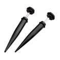 thumbnail image 2 of Pendientes Punk Salvador de Acero Inoxidable 316L Negro 2pcs, 2 of 10
