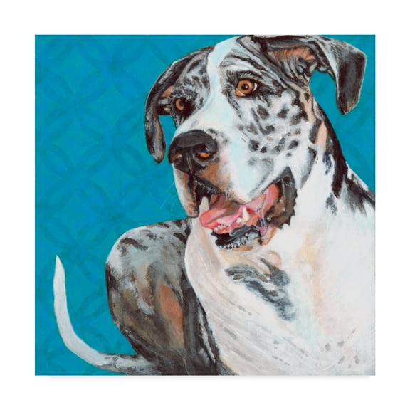 Trademark Fine Art 'Dlynns Dogs Apollo' Canvas Art by Dlynn Roll