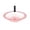Red, variant on Wall Mount Transparent Plastic Hummingbird Bath Bowl, Outdoor Tree Mounted Bird Water Feeder with Embossed Floral Pattern for Garden Patio(Purple)