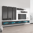 thumbnail image 3 of Fly E 34TV Wall Mounted Floating Modern Entertainment Center, 3 of 5