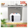 thumbnail image 2 of 1500W 10L Electric Water Heater Storage Tank IPX4 Kitchen Under Sink Boiler Little Home Appliance Instant Hot Water Heater ,Security Protection Design, 2 of 7