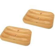 Aquasentials Wooden Soap Dish (2 Pack)