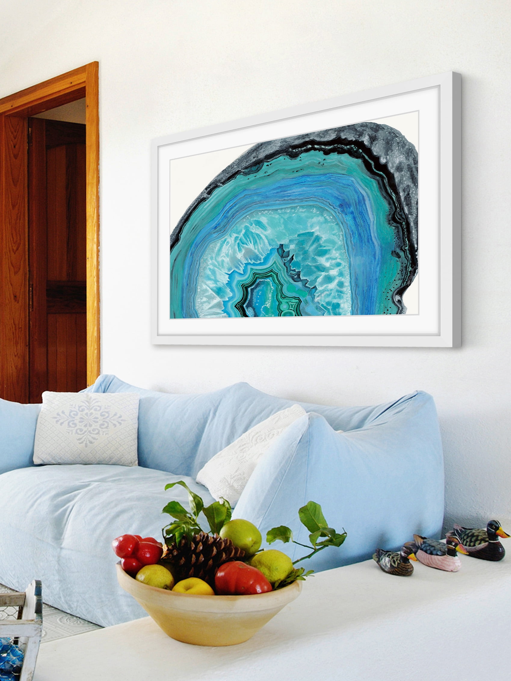 "Agate Studies II" Framed Painting Print