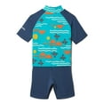 thumbnail image 3 of Columbia Baby Sandy Shores Sunguard Suit, Bright Aqua Seaside/Dark Mountain, 12/18, 3 of 3