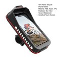 thumbnail image 7 of Hyasfey Bike Phone Holder with Sun-Visor Rain Cover Waterproof Sensitive Touch Screen Motorcycle Bicycle Handlebar Cell Phone Mount Bicycle Accessories, 7 of 7