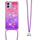 thumbnail image 3 of Funda para Samsung Galaxy A04E Brillantina Líquida Divertida Reluciente y con Cristales en Movimiento Cuerpo Cruzado con Cordón Ajustable, 3 of 5