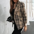 thumbnail image 2 of ZOELNIC Womens Lightweight Blazers Casual Long Sleeve Double Breasted Open Front Blazer Jackets Work Suits, 3XL, 2 of 4