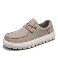 thumbnail image 3 of Men's Lace-Up Thick Sole Cloth Casual Shoes, 3 of 7