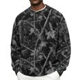 thumbnail image 3 of IAJDKMEK Men's Loose Camo Corduroy Sweatshirt - Crewneck Long Sleeve Pullover Top for Men, Casual Print Sweatshirt for Everyday Comfort, 3 of 6