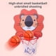 thumbnail image 4 of Tablero de baloncesto de dibujos animados, juguete para niños, aro de baloncesto colgante, pelota de tiro para interiores y exteriores, 4 of 5