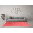 thumbnail image 3 of Ahgly Company Indoor Square Oriental Red Industrial Area Rugs, 7' Square, 3 of 4
