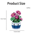 thumbnail image 2 of Exquisite Peony Building Block Set, Beautiful Orchid Design, Gift For Boys And Girls, 2 of 5