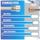 thumbnail image 5 of Conector Doble para Hidrolavadora con Cabezal de Lanza de Espuma | Enchufe de Acero Inoxidable 1/4 | Boquilla Ajustable y Conmutable | Accesorio Universal para Lavado de Autos con Espuma de Nieve, 5 of 9