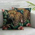 thumbnail image 3 of PRATYUS   Animal Print Leopard Pillow Cover Tropical Safari Decorative Pillow Covers Cushion Cover Home Decor Pillowcase for White, 3 of 5