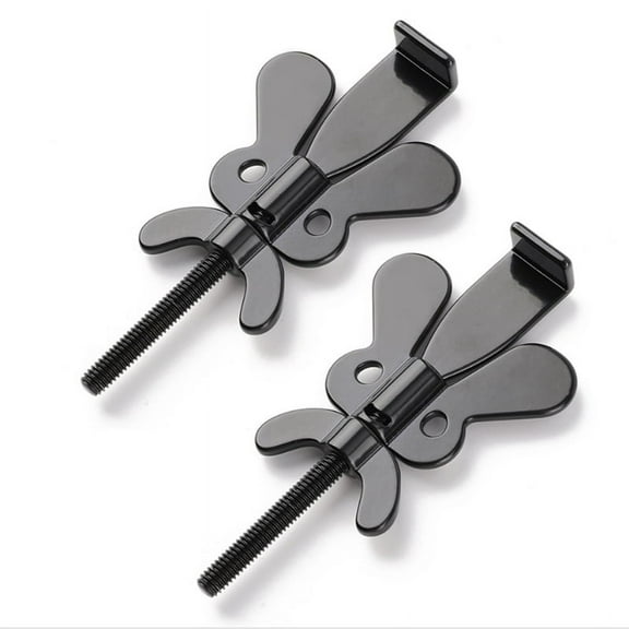 2 * Portable Door Lock-Black