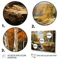 thumbnail image 3 of Designart "Sunlit Grove Birch Woods III" Tree Birch Wall Art Prints Set, 3 of 5