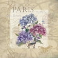 thumbnail image 2 of Robinson, Carol 12x12 Black Ornate Wood Framed with Double Matting Museum Art Print Titled - Paris Flower Market, 2 of 4