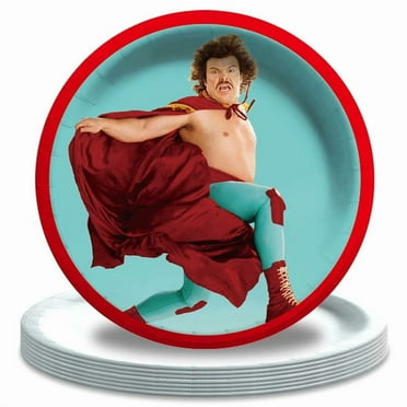 Nacho Libre Plates Party Supplies Birthday Dinnerware Decorations Tableware Disposable 16pcs
