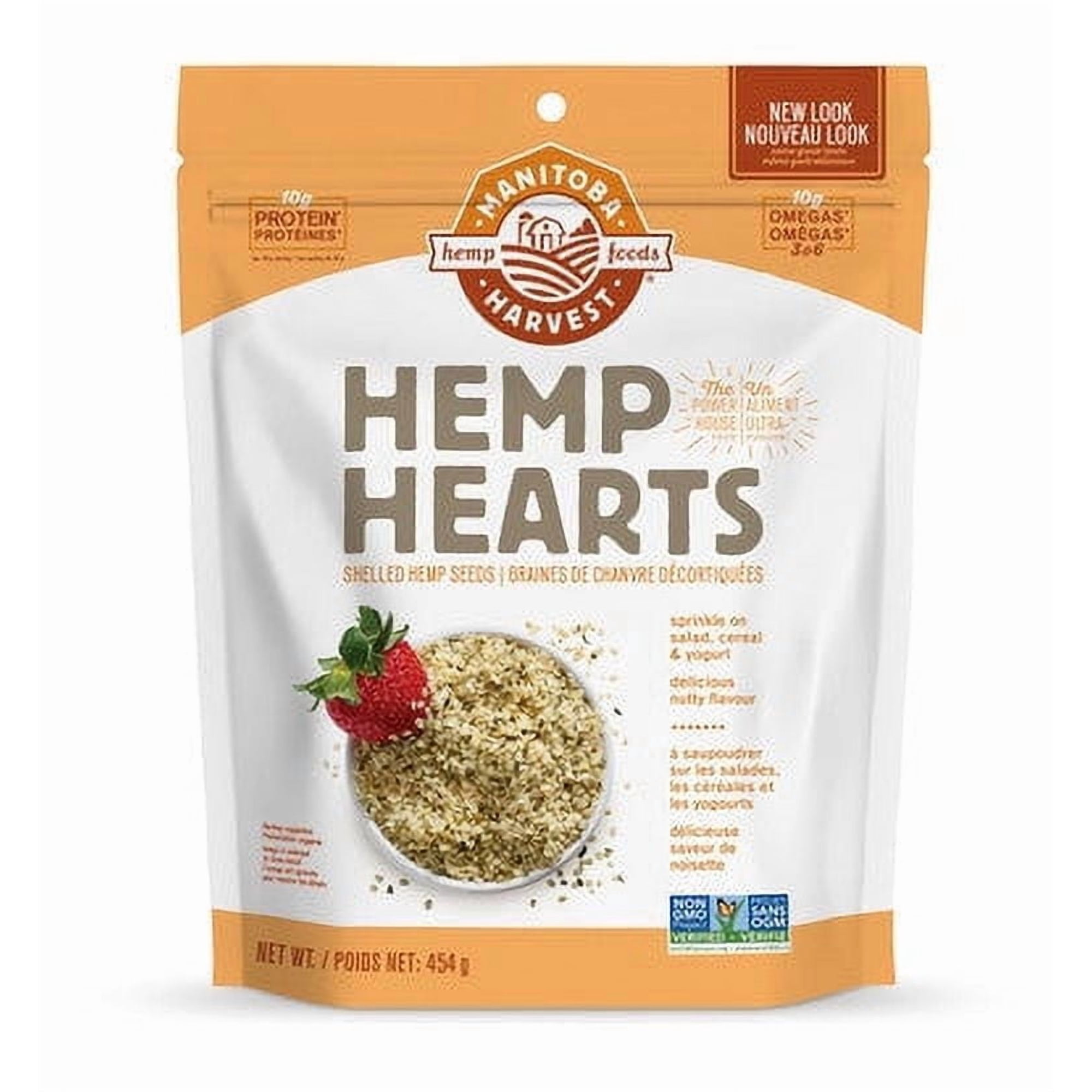 Manitoba Harvest Hemp Hearts, Natural, 454g/16 oz., Bag {Imported from Canada}