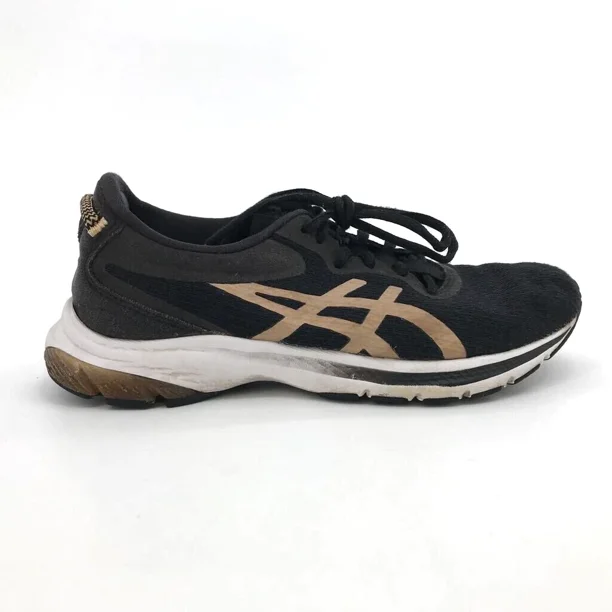Asics Womens Gel Kumo Lyte 2 Running Shoes Black 1012A913 Lace Up Mesh Low 7M